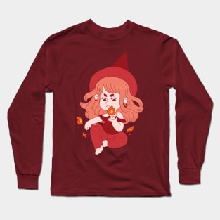 Fire Witch Long Sleeve T-Shirt